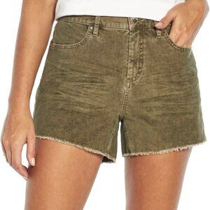 GAP Women's Corduroy Shorts 4" Raw Edge Hem Cut Off Vetiver Size 16 - NWT $49.95